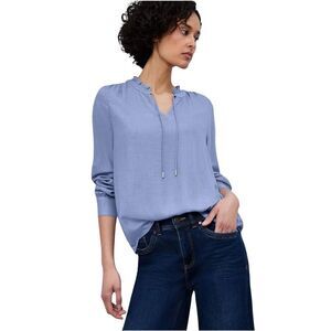 Street One Light Blue Viscose Women's Blouse